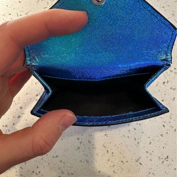 Rebecca Minkoff Irredescent Blue Wallet - Picture 5 of 7